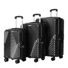 Kit de Malas Travelux Samedan P, M e G Preto