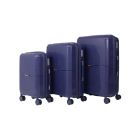 Kit de Malas Travelux Klosters P, M e G Azul